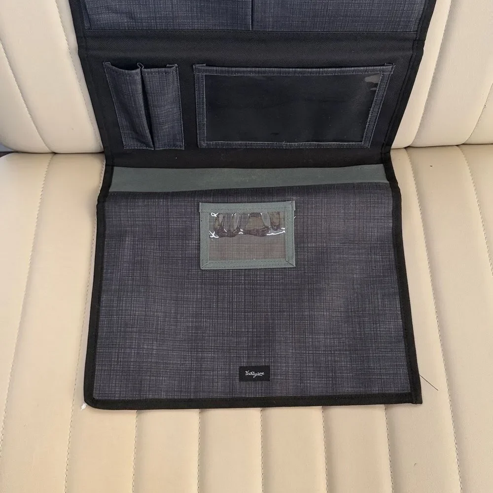 Rare Thirty-One Organizer Hanging Wall Organizer, Pre-Owned Black/gray